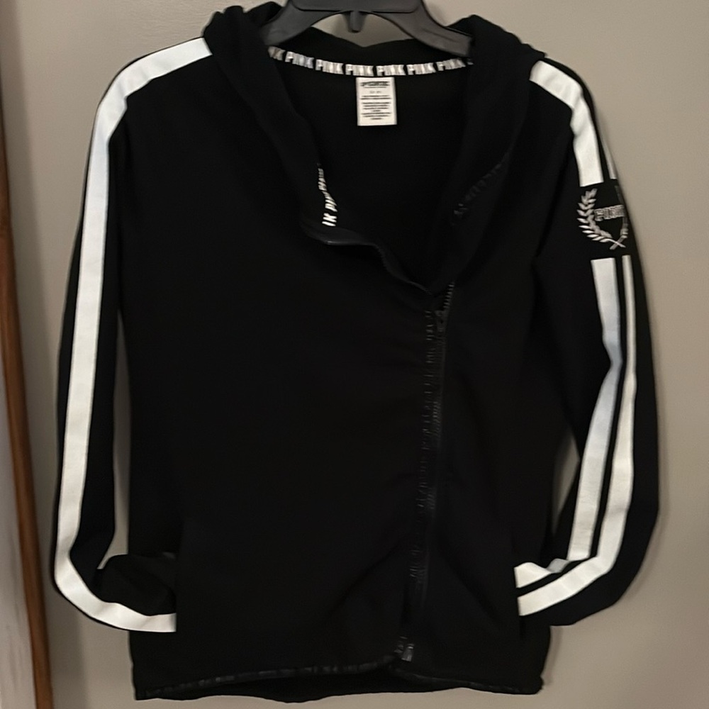 Victoria’s Secret Pink zip-up hoodie.